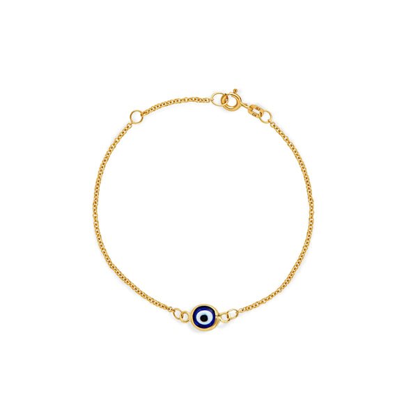 PULSERA OJO TURCO EN ORO 18K