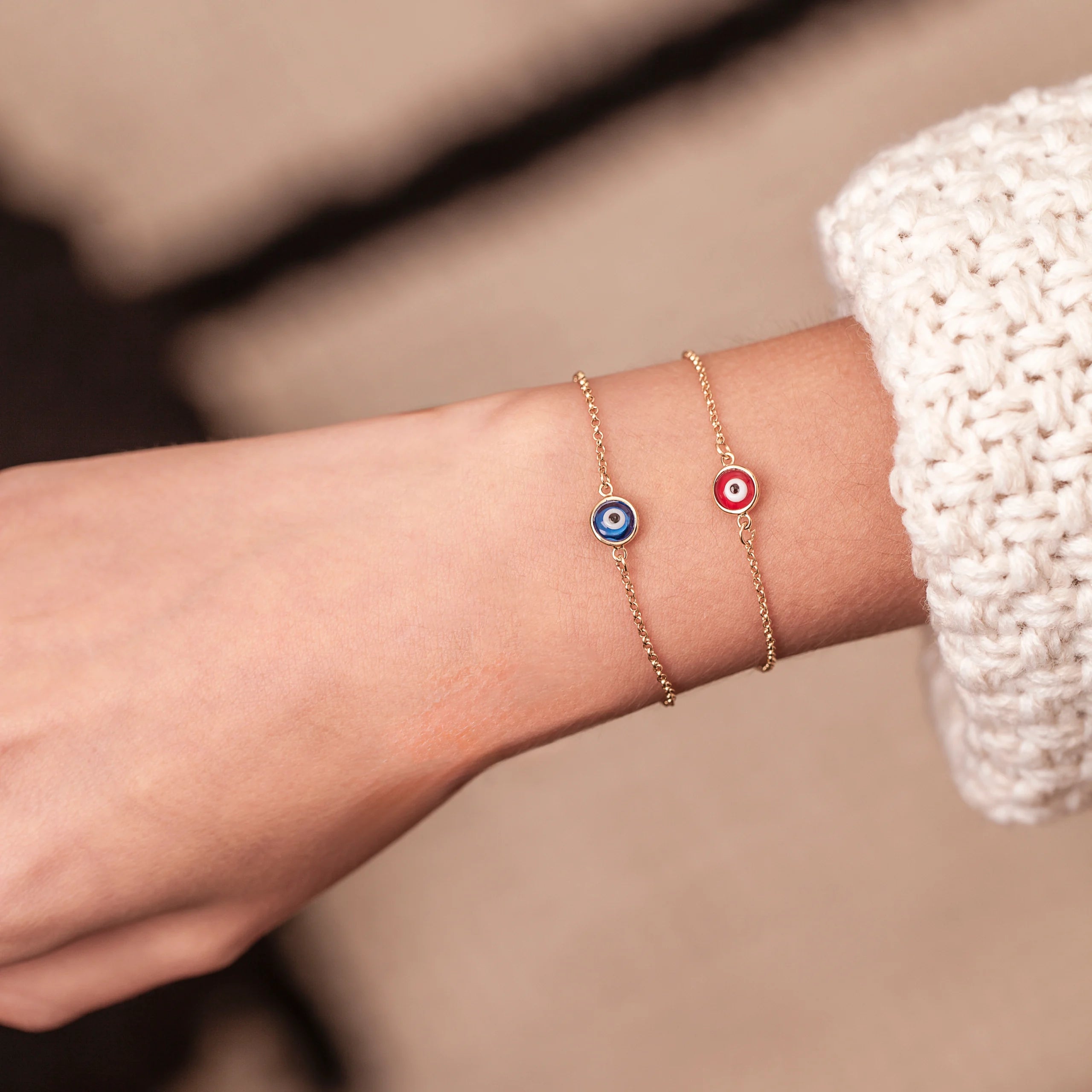 PULSERA OJO TURCO EN ORO 18K - Gallery 2