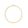 PULSERA ROLO DELGADA EN ORO 18K