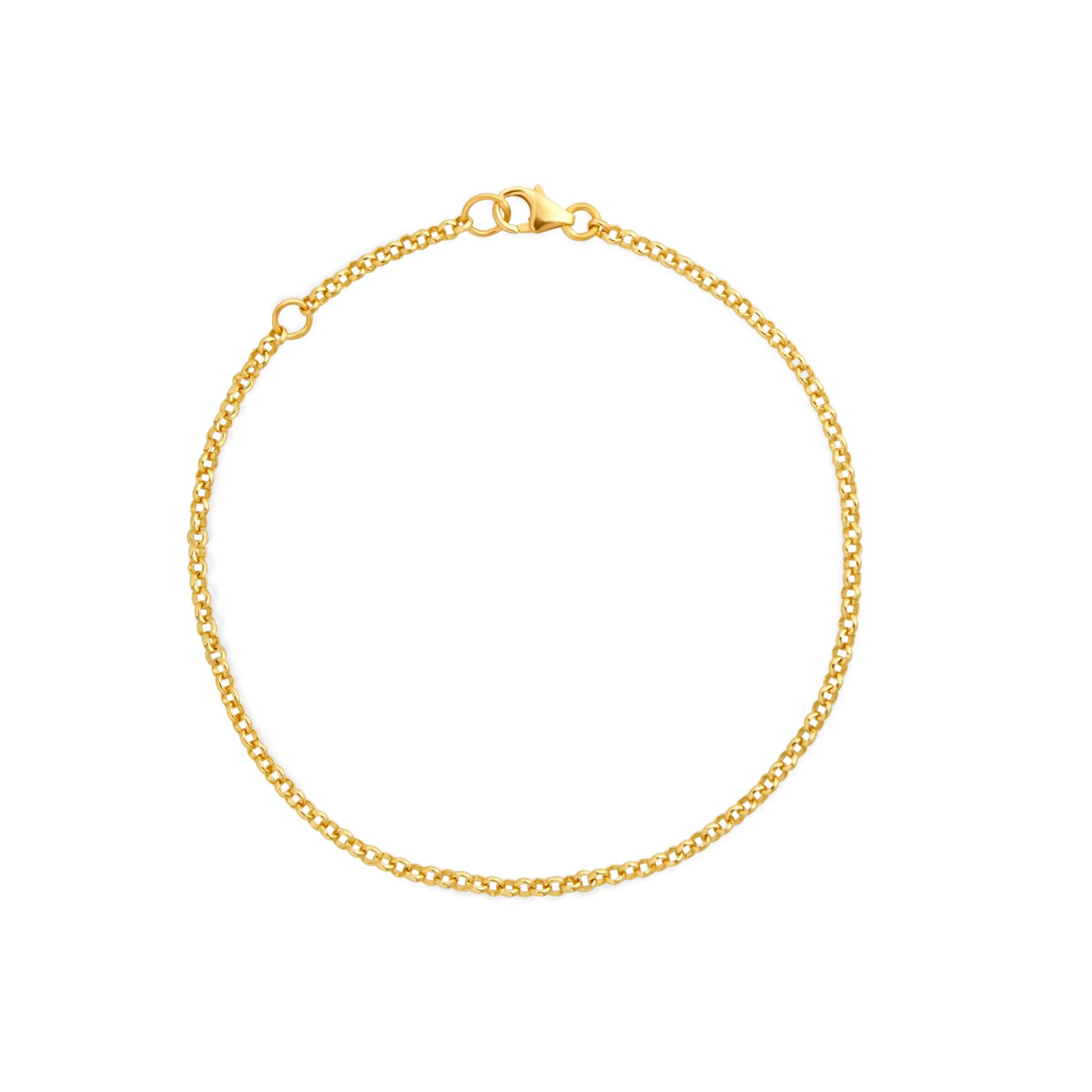 PULSERA ROLO DELGADA EN ORO 18K - Image 1