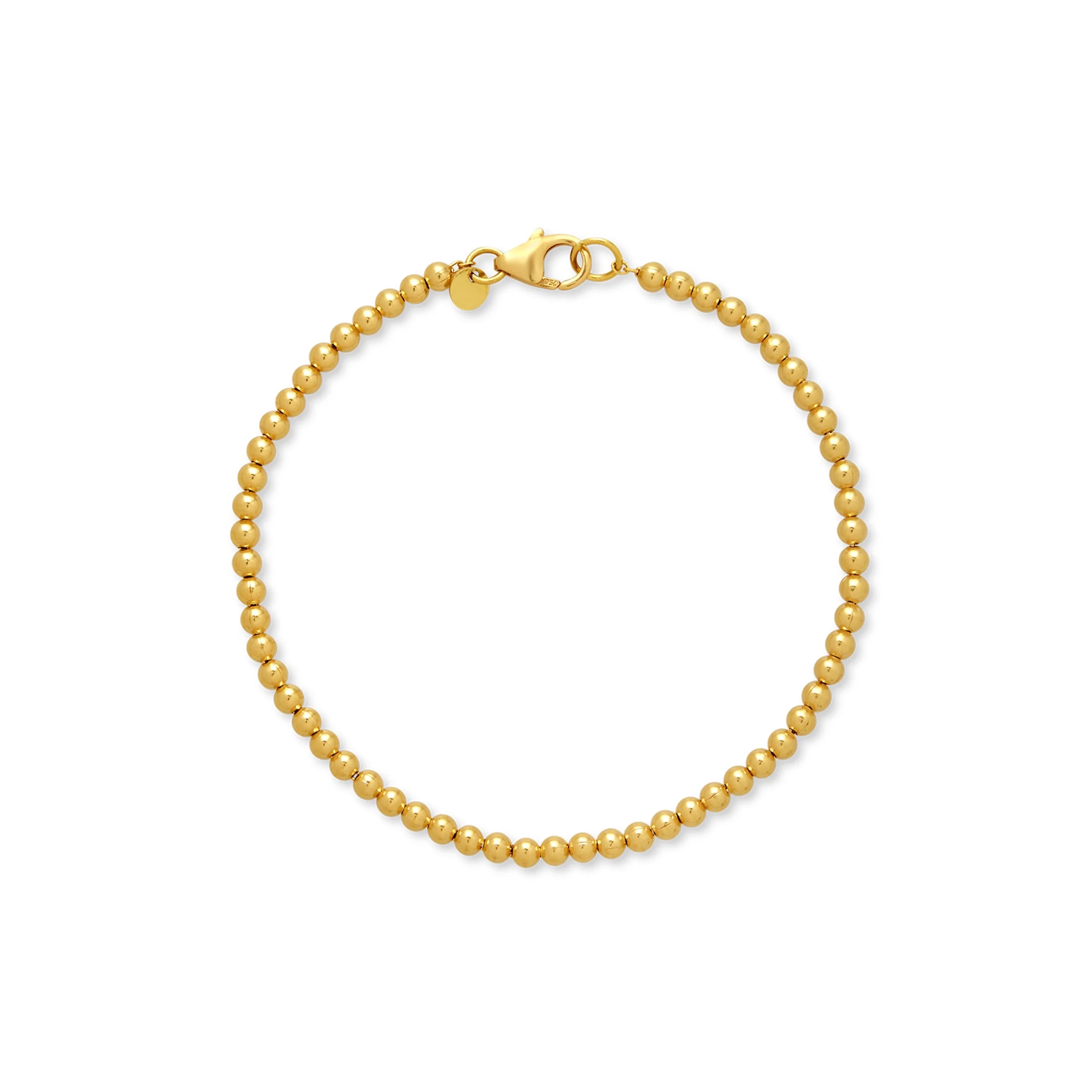 PULSERA BOLAS 2.5MM EN ORO 18K - Gallery 1