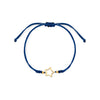 PULSERA HILO ESTRELLA CALADA EN ORO 18K