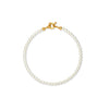 PULSERA PERLAS Y ORO 18K
