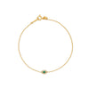 PULSERA OJO TURCO CON DIAMANTES Y ESMERALDAS EN ORO 18K