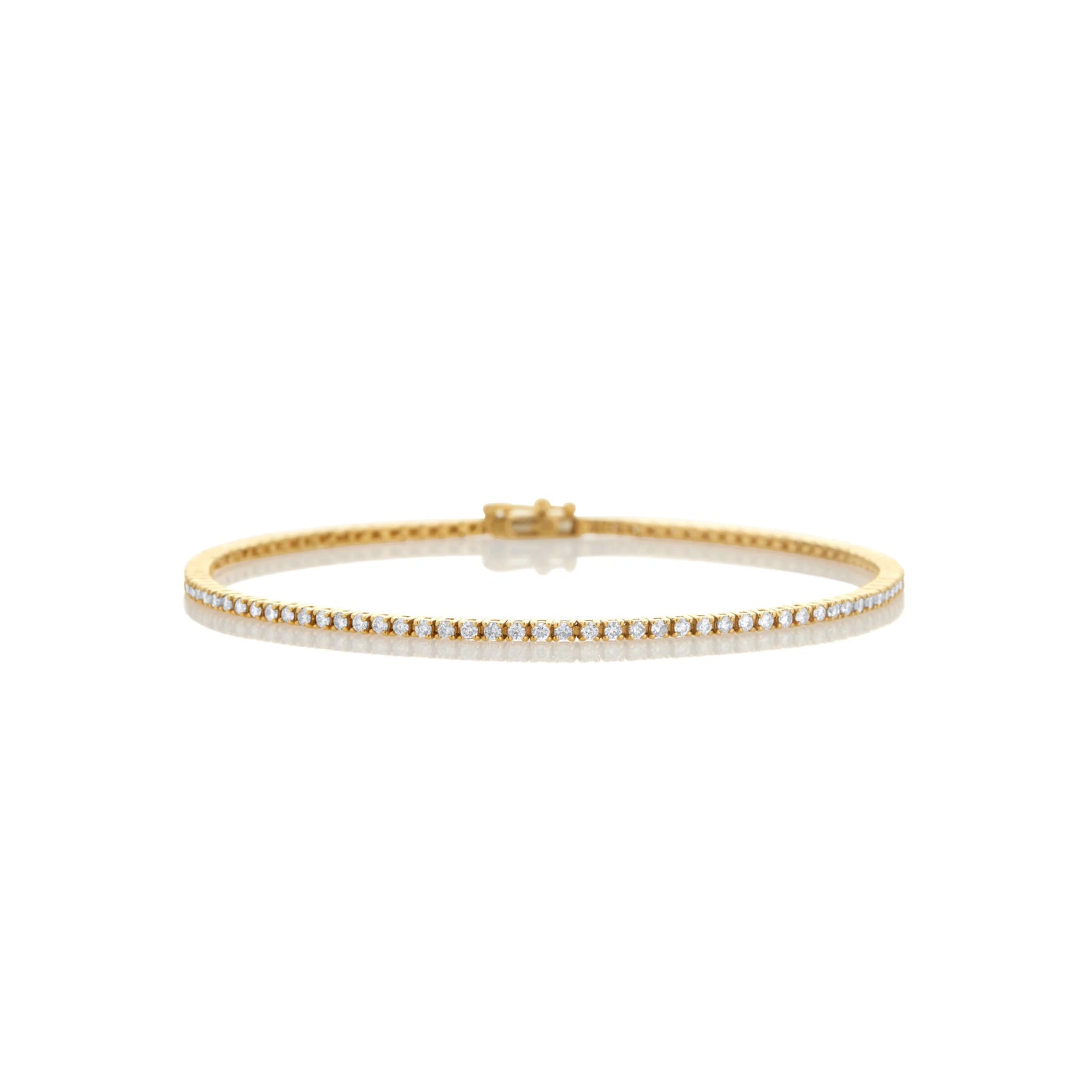 PULSERA TENNIS DIAMANTES 1.10CT EN ORO 18K - Image 1