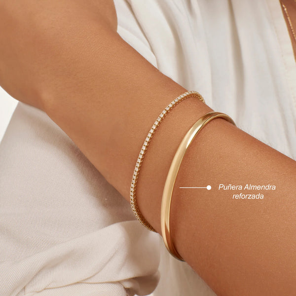 PUÑERA ALMENDRA EN ORO 18K - Secondary