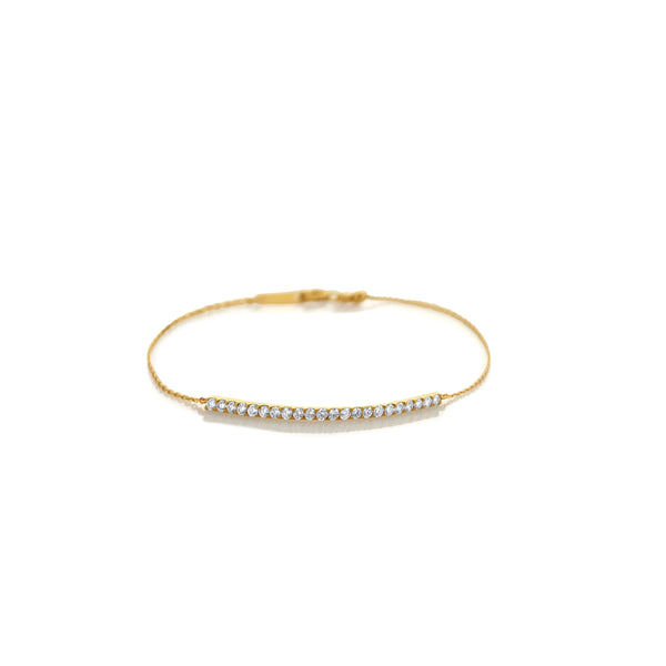 PULSERA DIAMANTES SMILE EN ORO 18K
