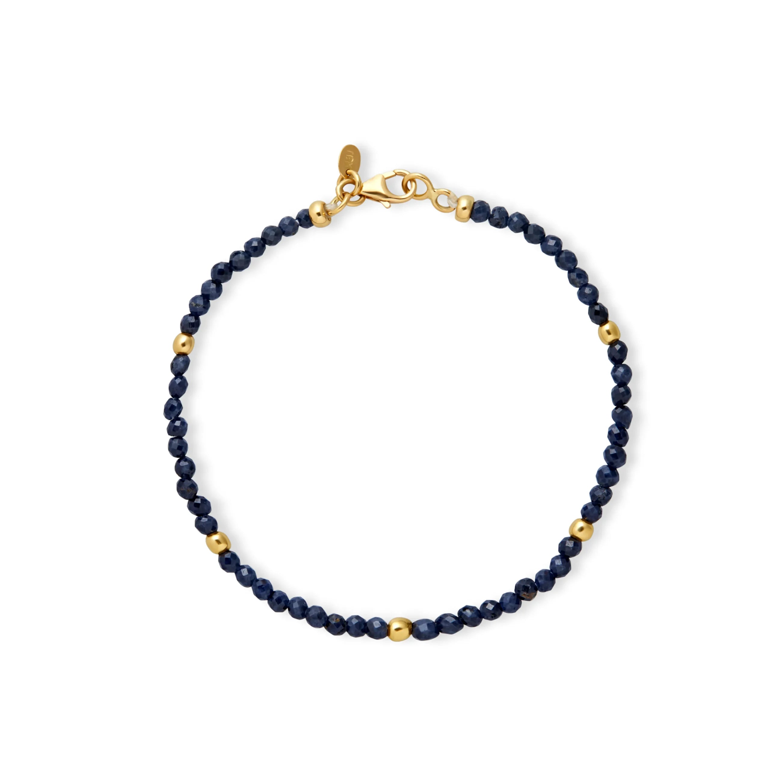 PULSERA PIEDRAS ZAFIROS Y ORO 18K - Gallery 1