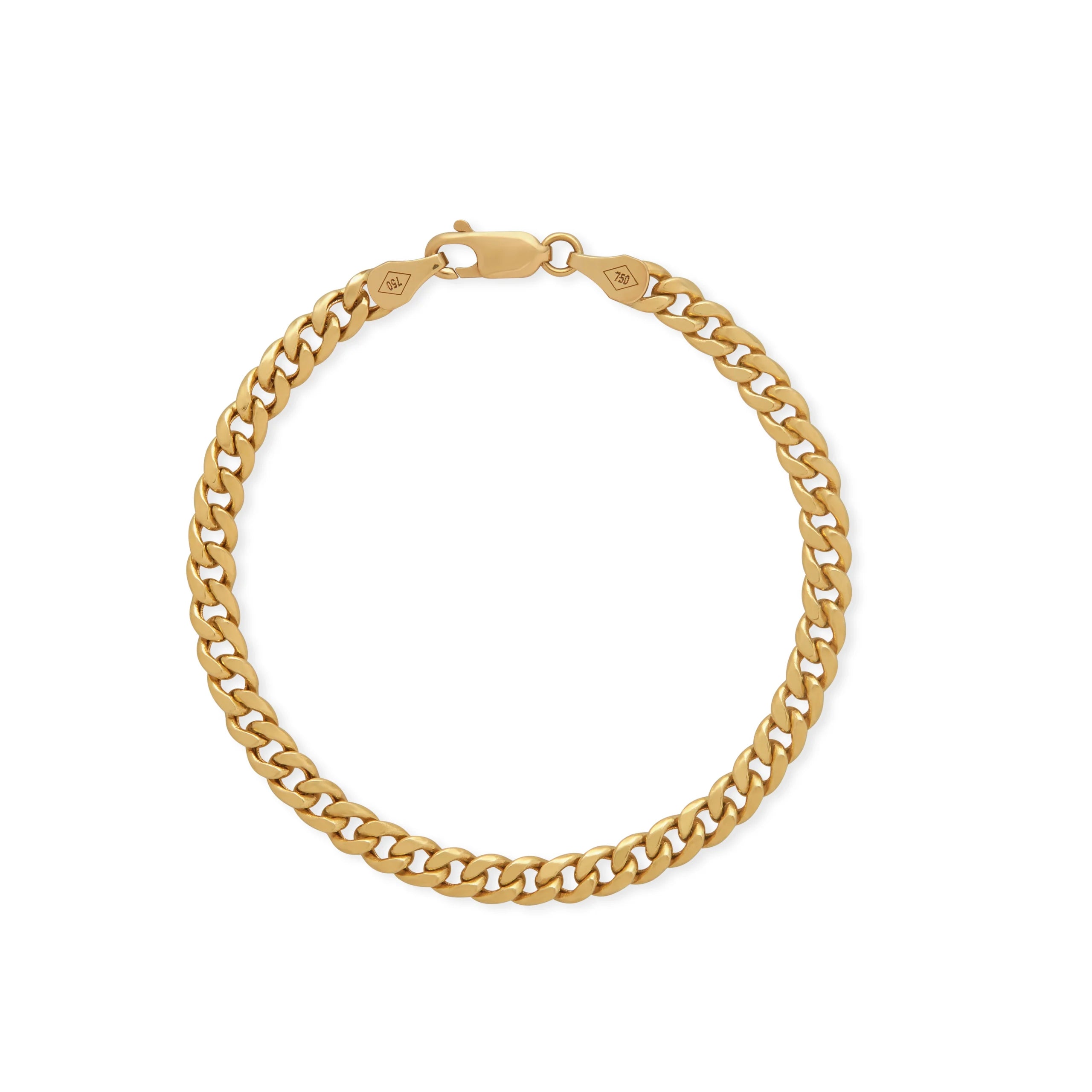 PULSERA LOMO LIVIANA EN ORO 18K - Gallery 1