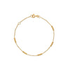 PULSERA BOLITAS TRIPLE EN ORO 18K
