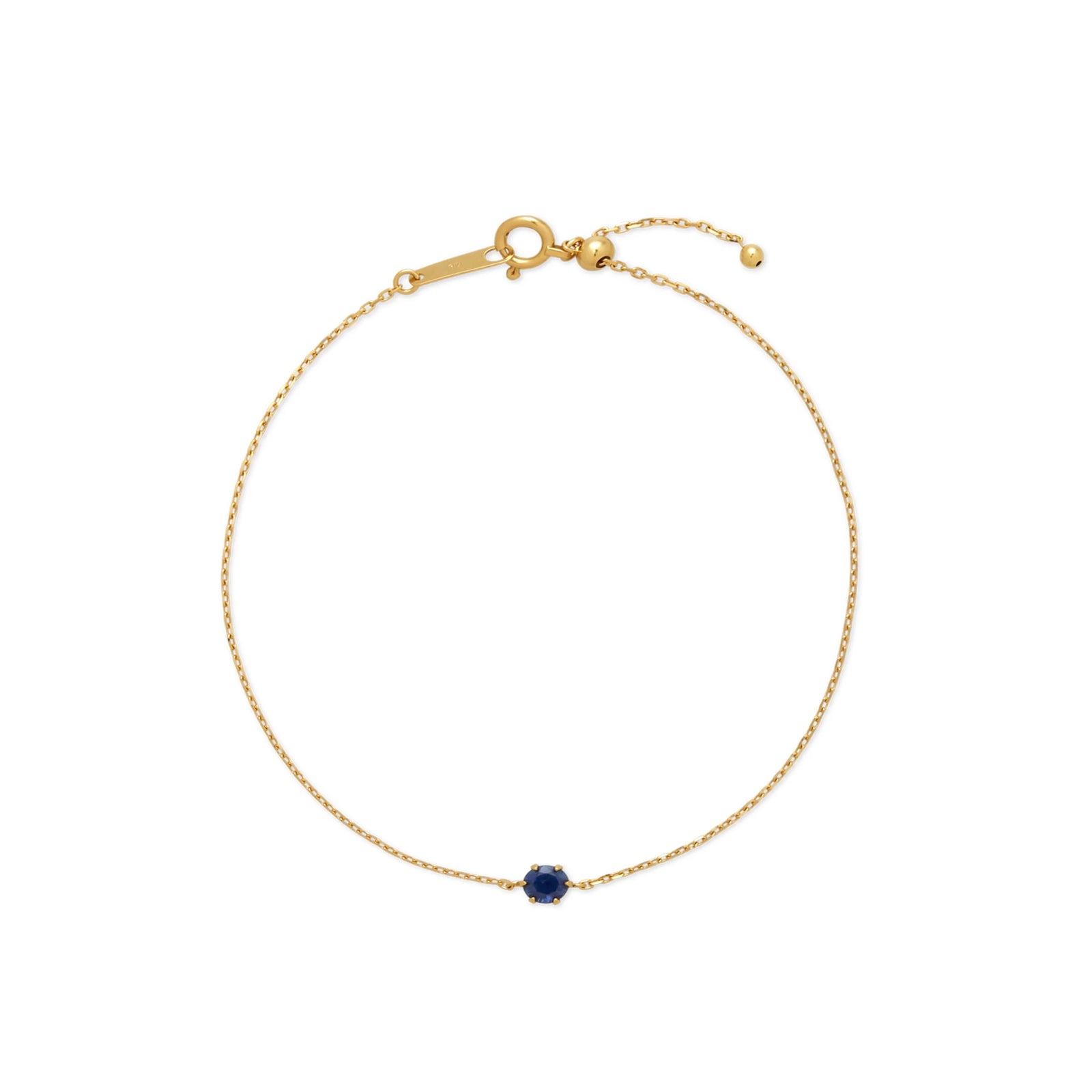 PULSERA PUNTO DE LUZ ZAFIRO EN ORO 18K - Image 1