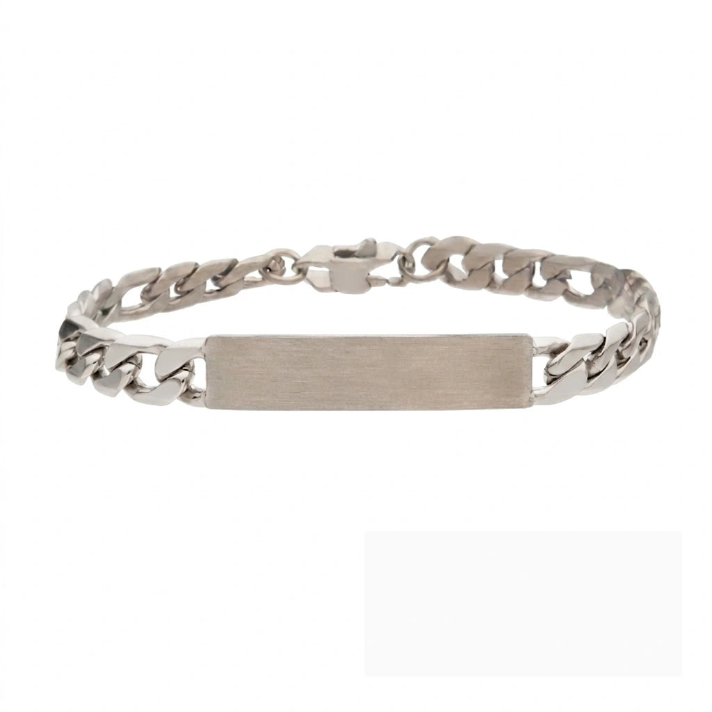 PULSERA DE ACERO INOXIDABLE PLACA DOBLE - Gallery 1