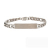 PULSERA DE ACERO INOXIDABLE PLACA DOBLE