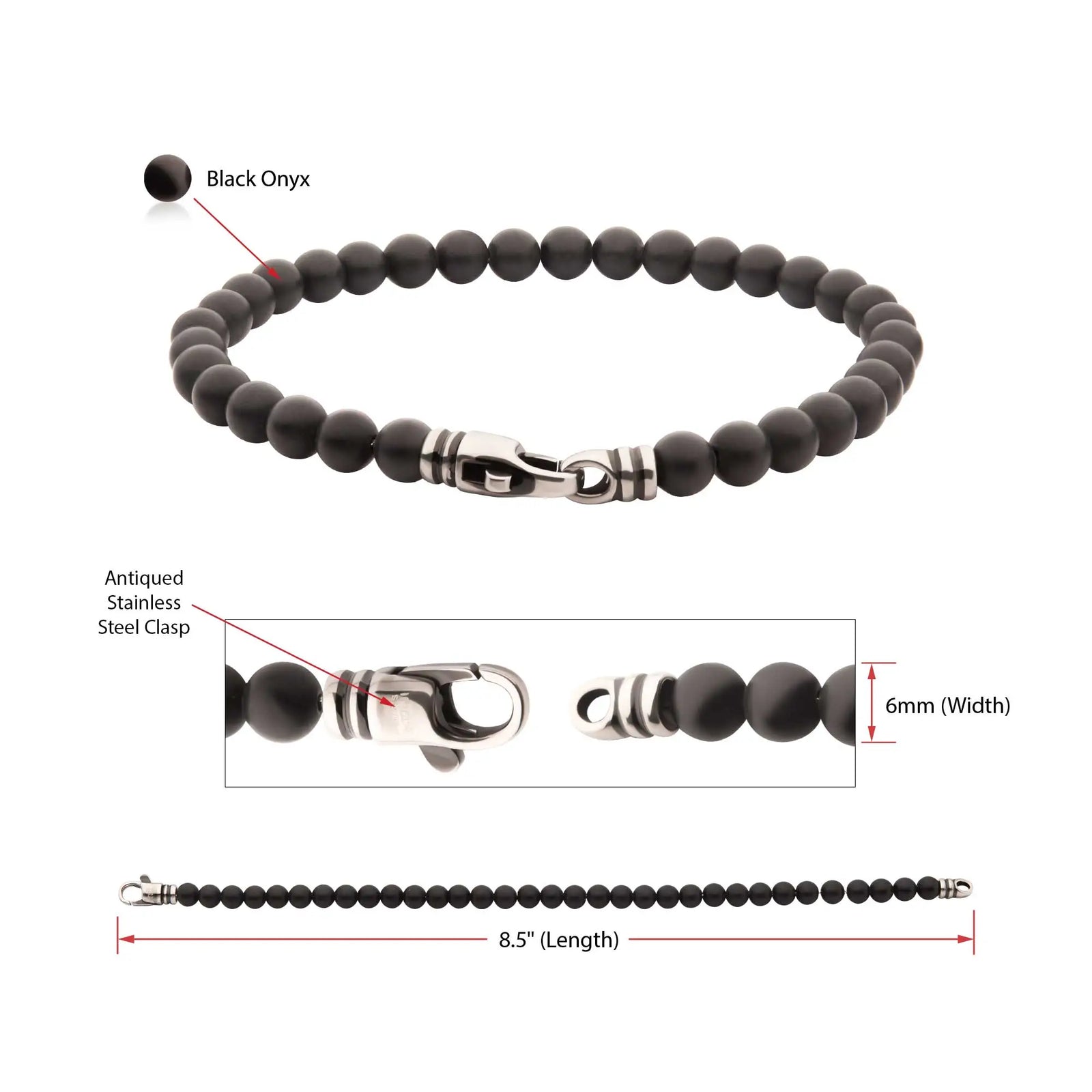 PULSERA PIEDRAS ONIX MATE - Image 4