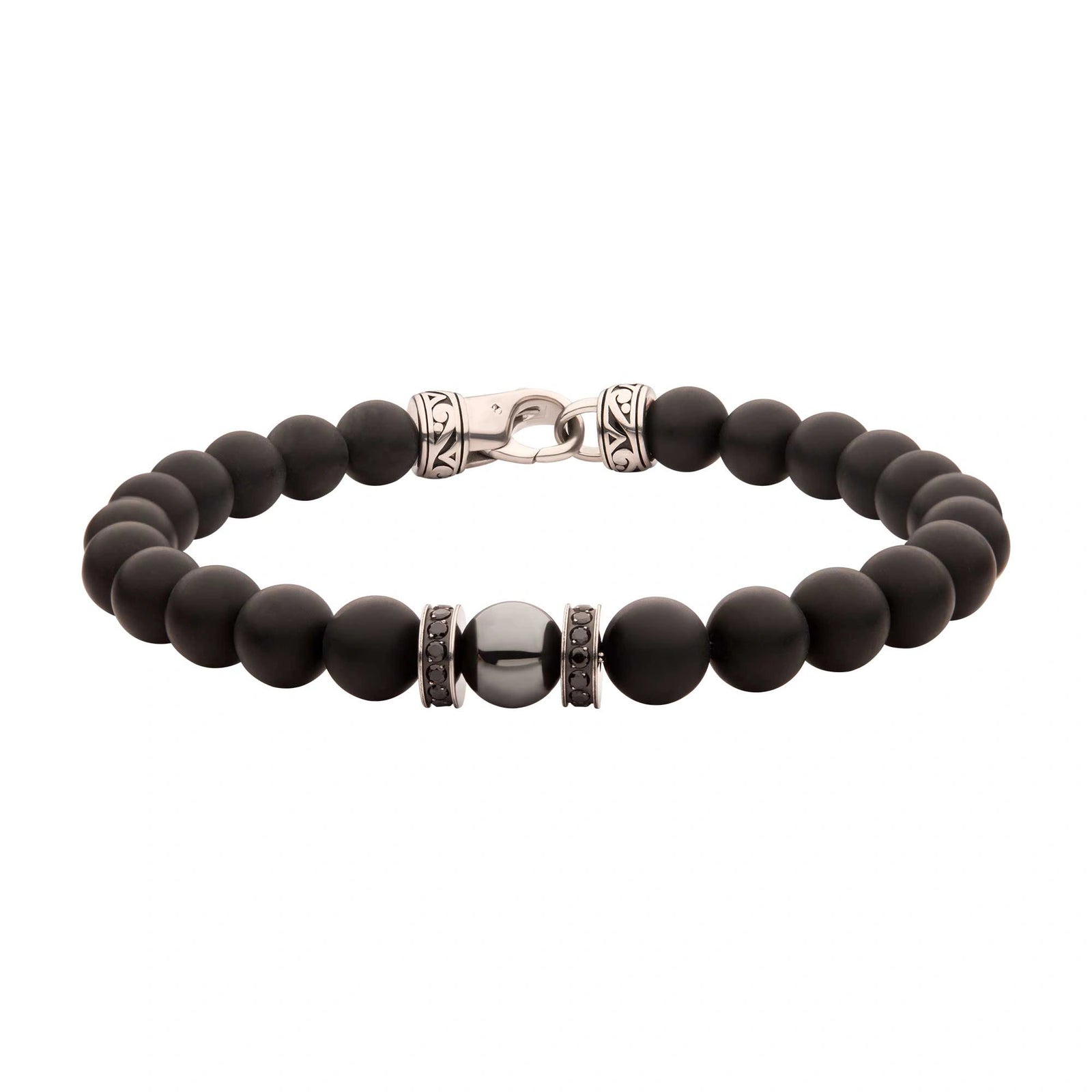 PULSERA PIEDRAS ONIX, HEMATITA Y ZIRCONES - Image 5