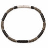 PULSERA HEISHI DUALIDAD: ONIX Y PIRITA