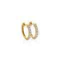 Aretes de argolla de oro