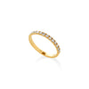 ANILLO CINTILLO DIAMANTES 0.39CT EN ORO 18K