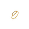 ANILLO DIAMANTES CLIP EN ORO 18K