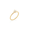 ANILLO PERLA LISO EN ORO 18K