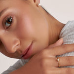 ANILLO PERLA LISO EN ORO 18K - Thumbnail 2