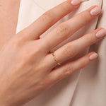 ANILLO ZIGZAG EN ORO 18K - Thumbnail 2