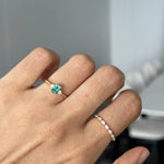 ANILLO ESMERALDA BAGUETTE Y DIAMANTES EN ORO 18K - Thumbnail 2