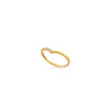 ANILLO DIAMANTES V MEDIA CURVA EN ORO 18K