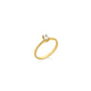 ANILLO DIAMANTE SOLITARIO OCTOGONAL EN ORO 18K
