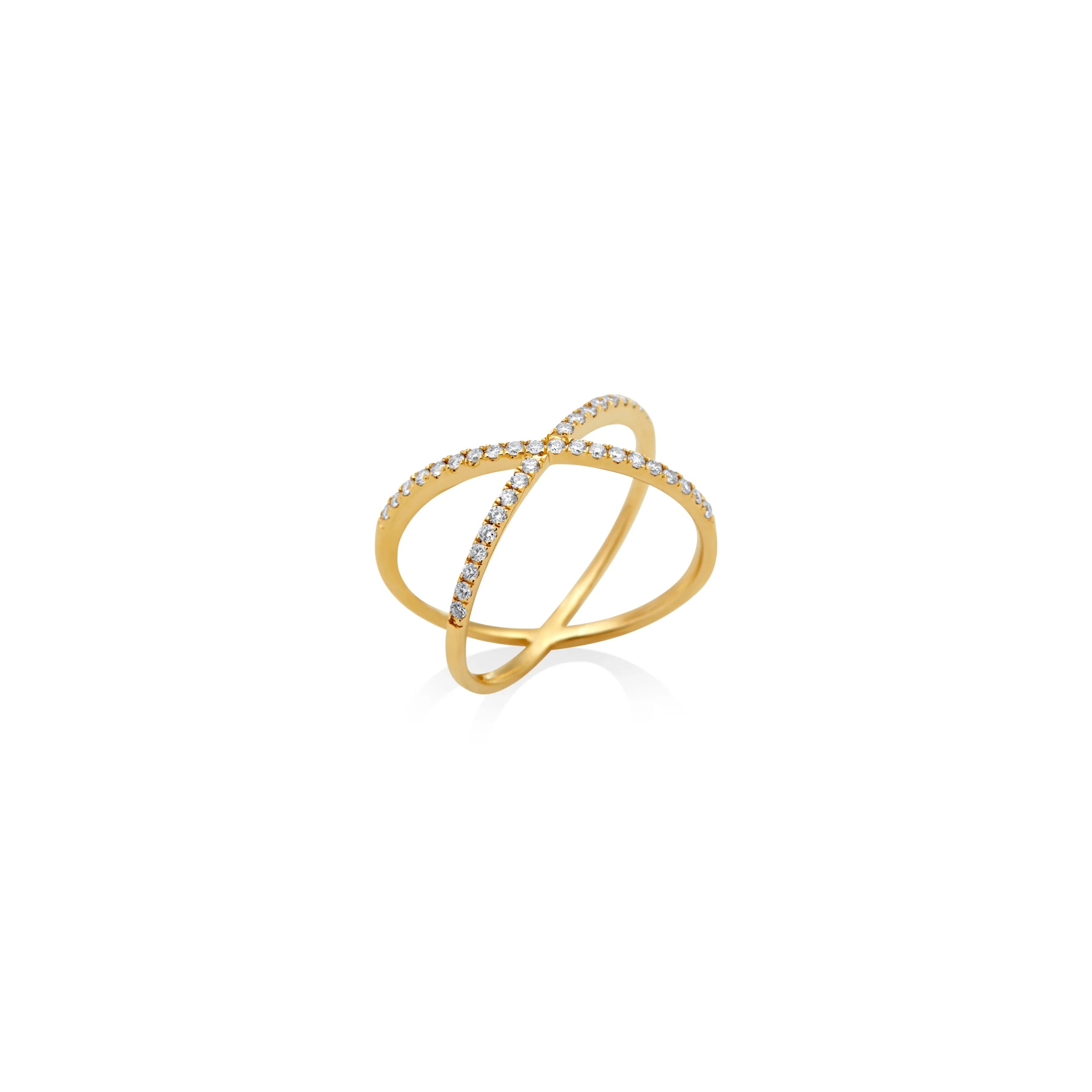 ANILLO X DIAMANTES 0.26CT EN ORO 18K - Gallery 1