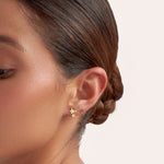 ARETES ESTRELLAS DEGRADÉ EN ORO 18K - Thumbnail 2