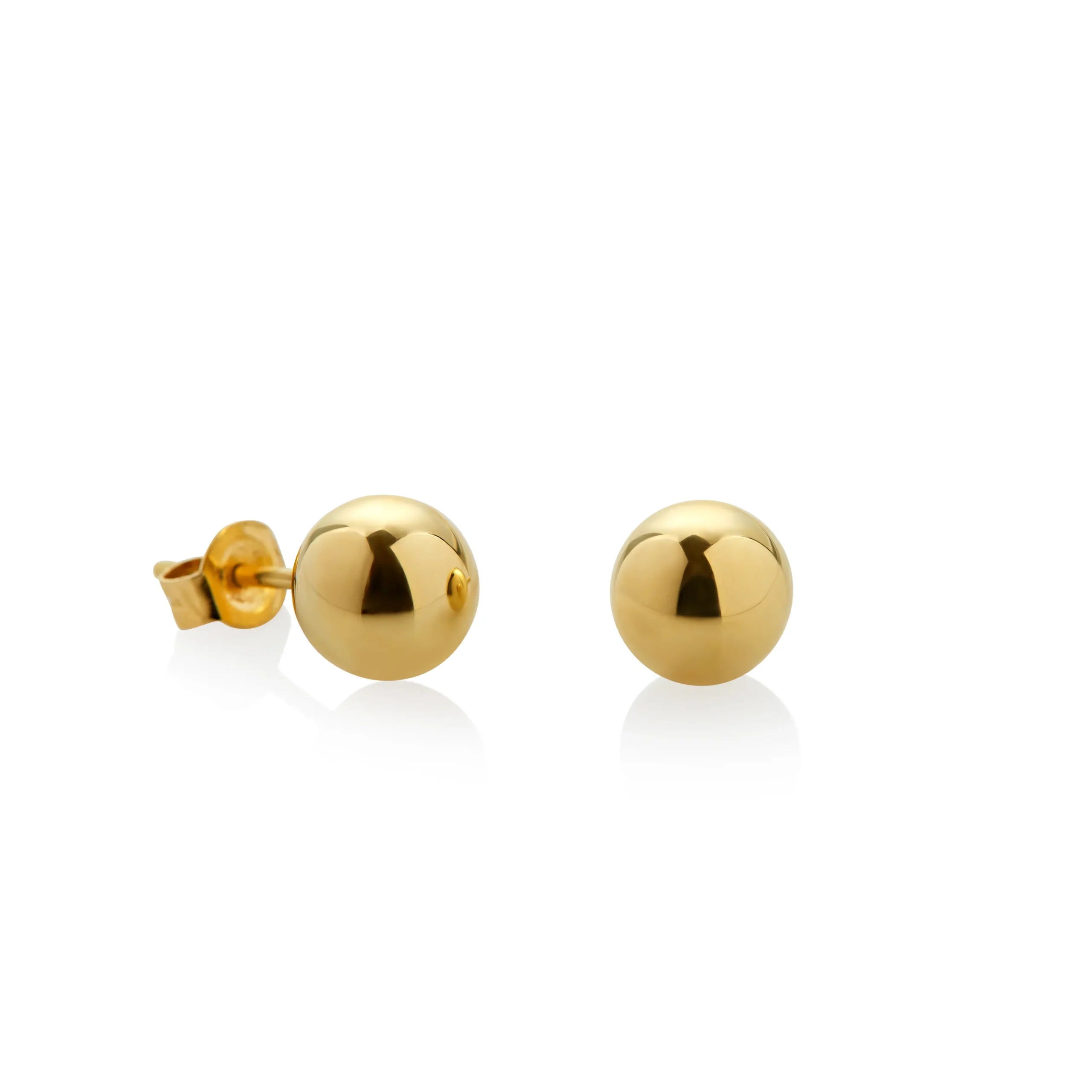 ARETES BOLA EN ORO 18K - Gallery 5