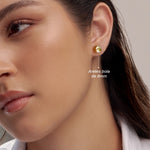 ARETES BOLA EN ORO 18K - Thumbnail 2