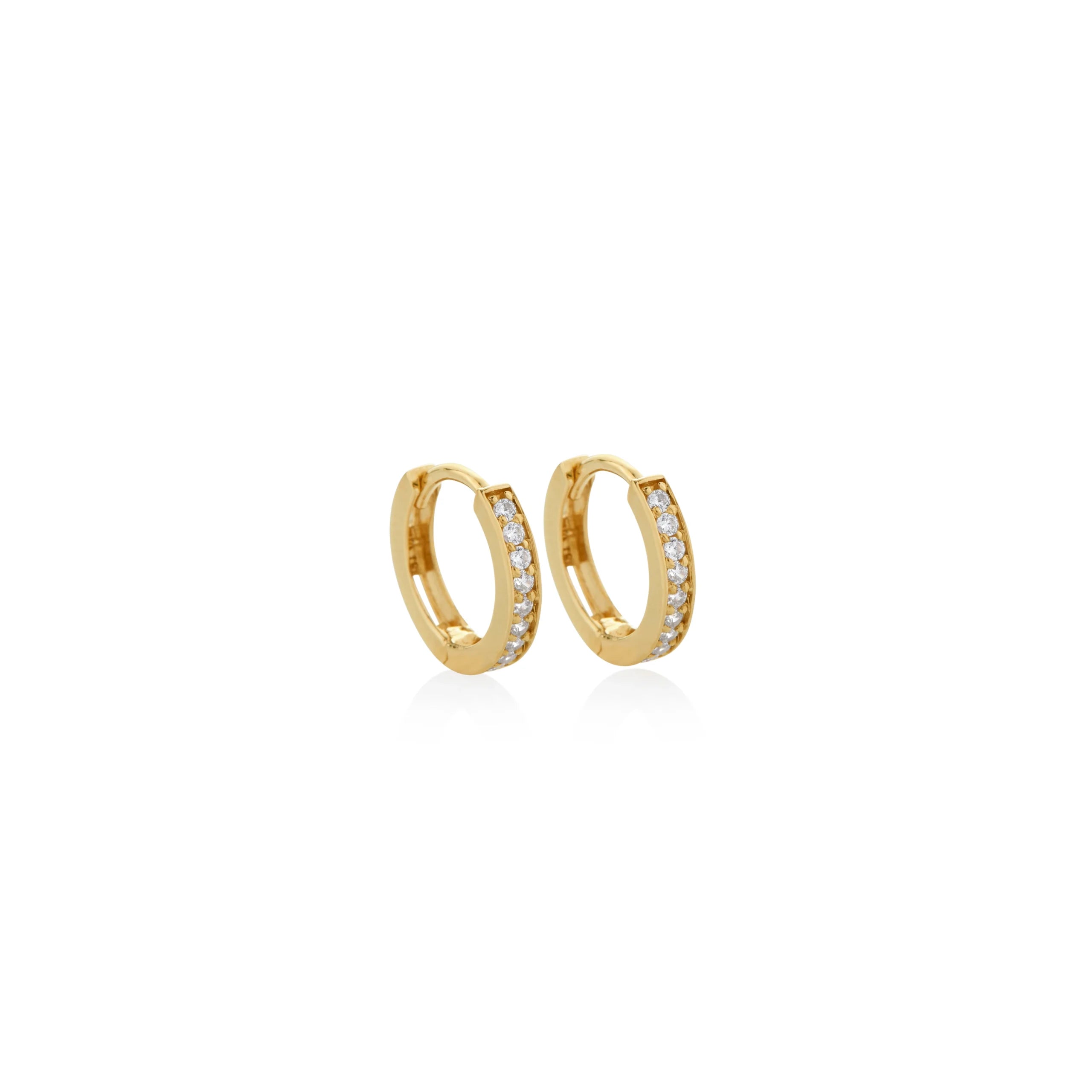 ARGOLLAS PIERCING ZIRCONES EN ORO 18K - Gallery 1