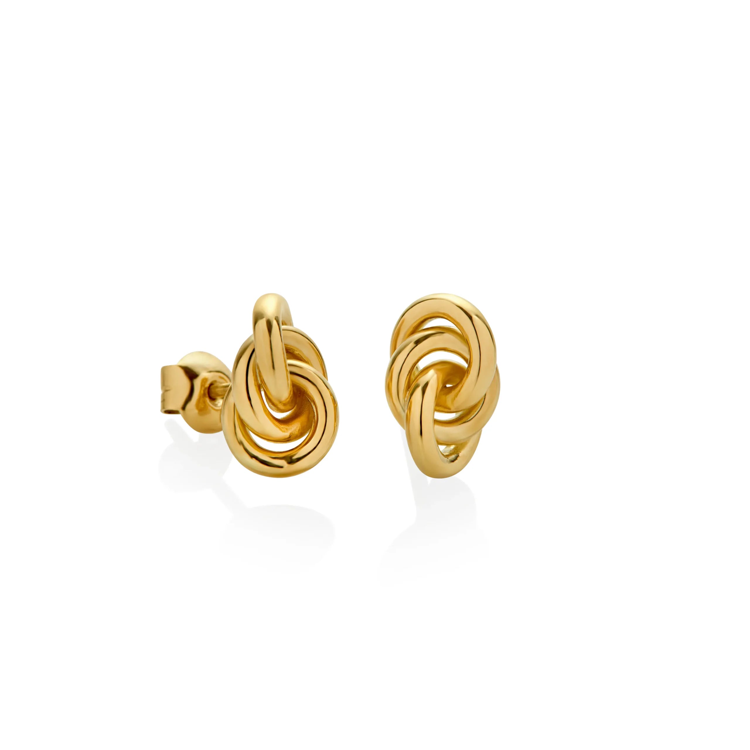 ARETES CROISSANT EN ORO 18K - Gallery 1