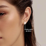 ARETES PERLA EN ORO 18K - Thumbnail 2