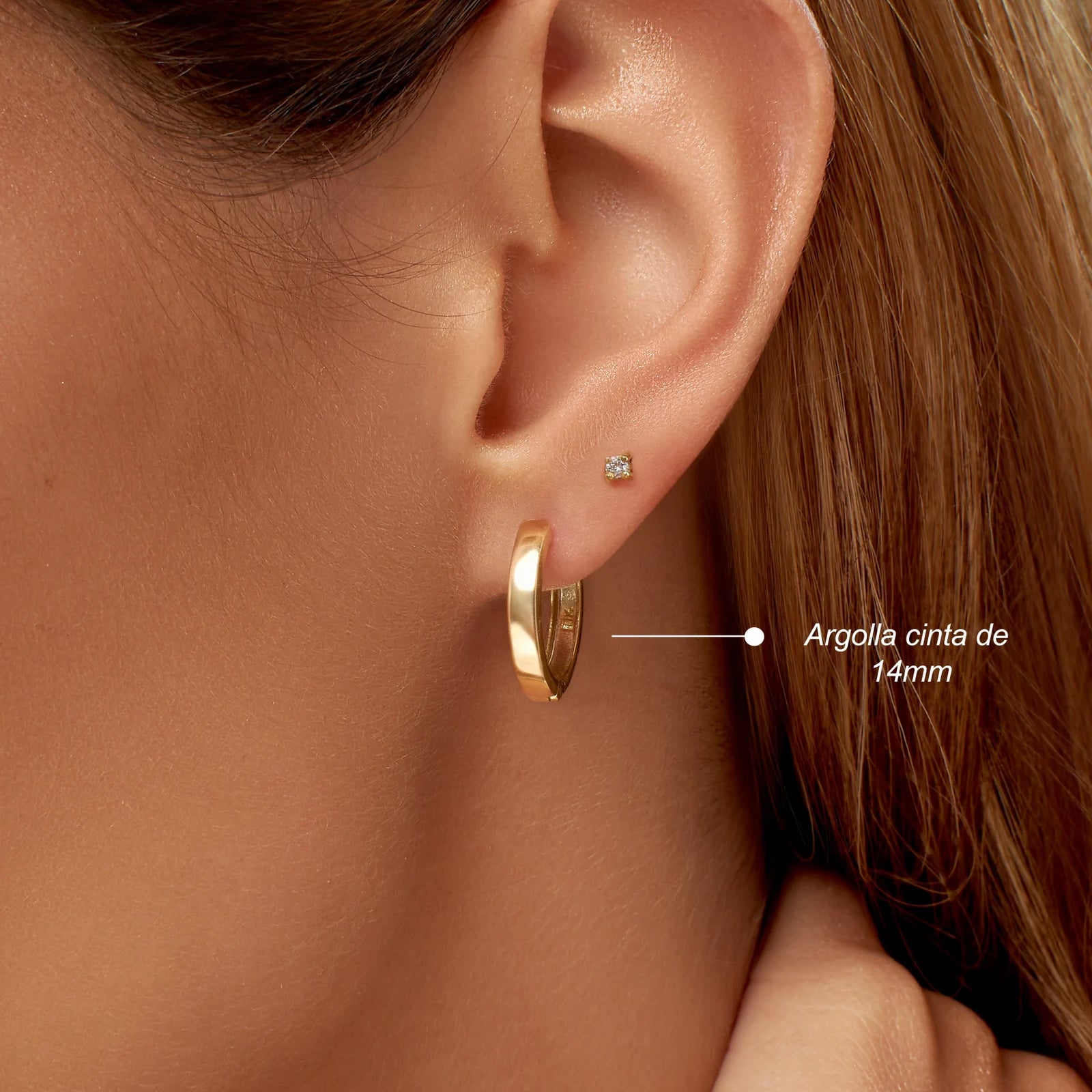 ARGOLLAS CINTA EN ORO 18K - Image 3