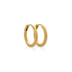 ARGOLLAS TUBO CUADRADO EN ORO 18K - Thumbnail 4
