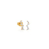 ARETES DIAMANTES MULTICORTES 0.34CT EN ORO 18K