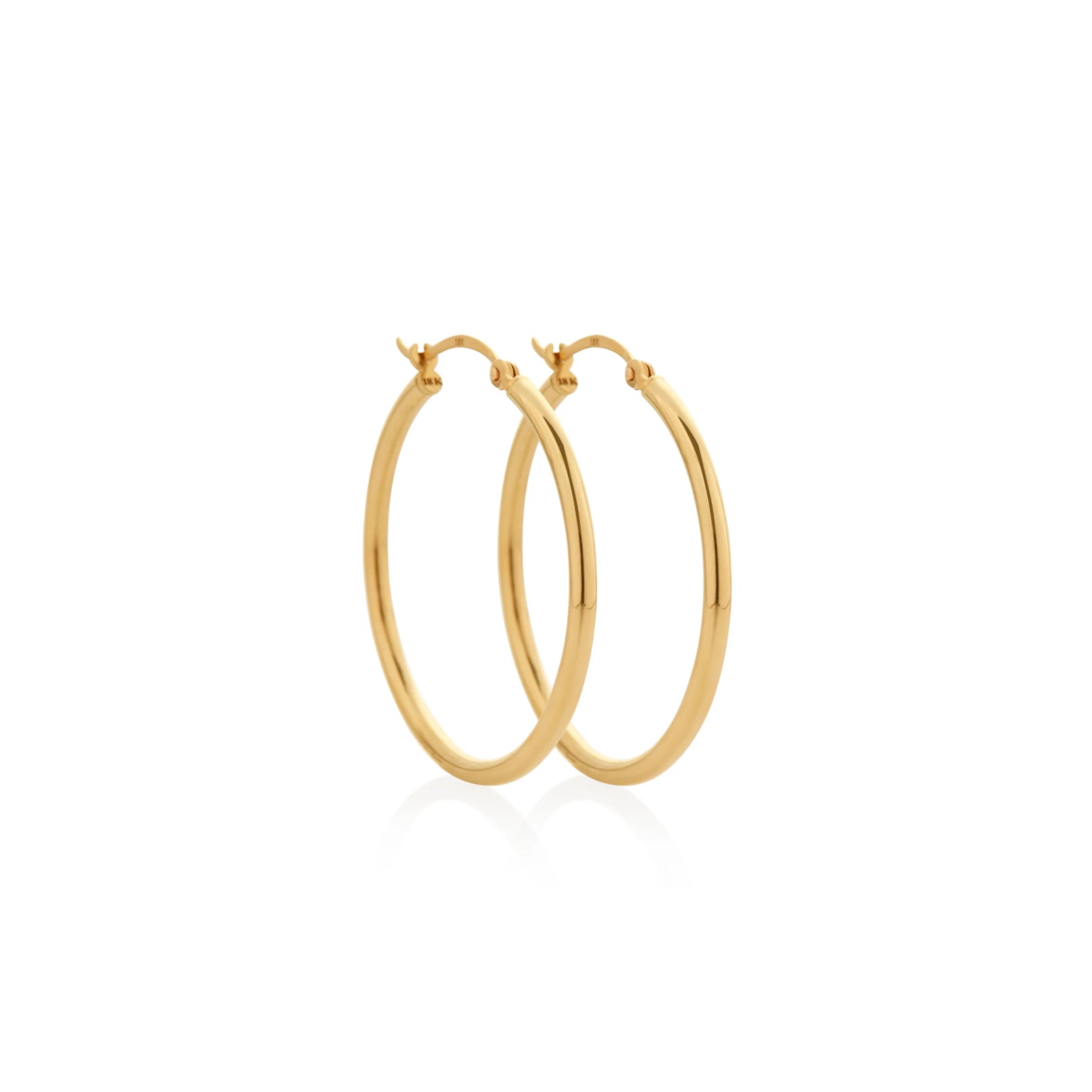 ARGOLLAS TUBO LIVIANO EN ORO 18K - Image 2