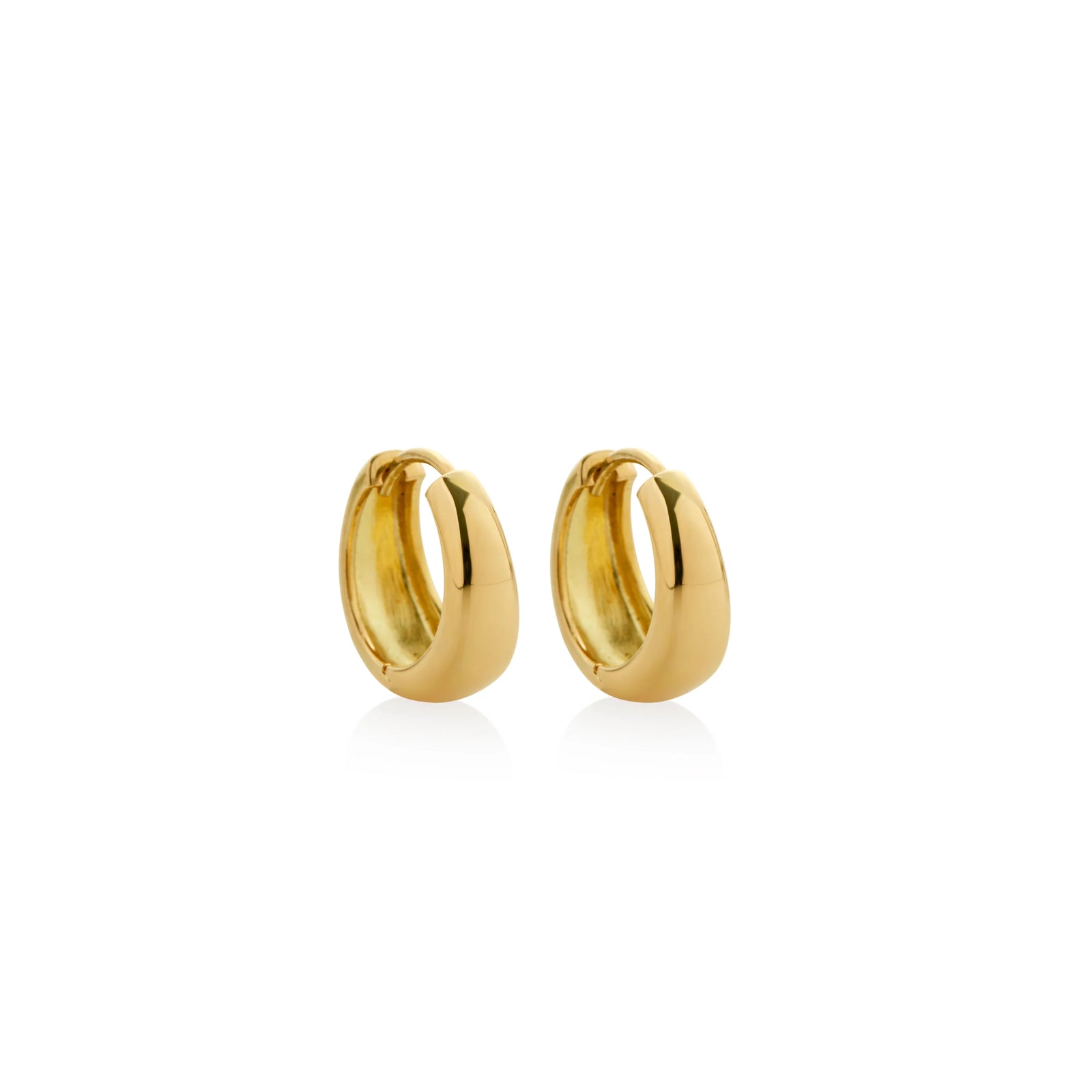 ARGOLLAS CANOA CON BISAGRA EN ORO 18K - Image 1