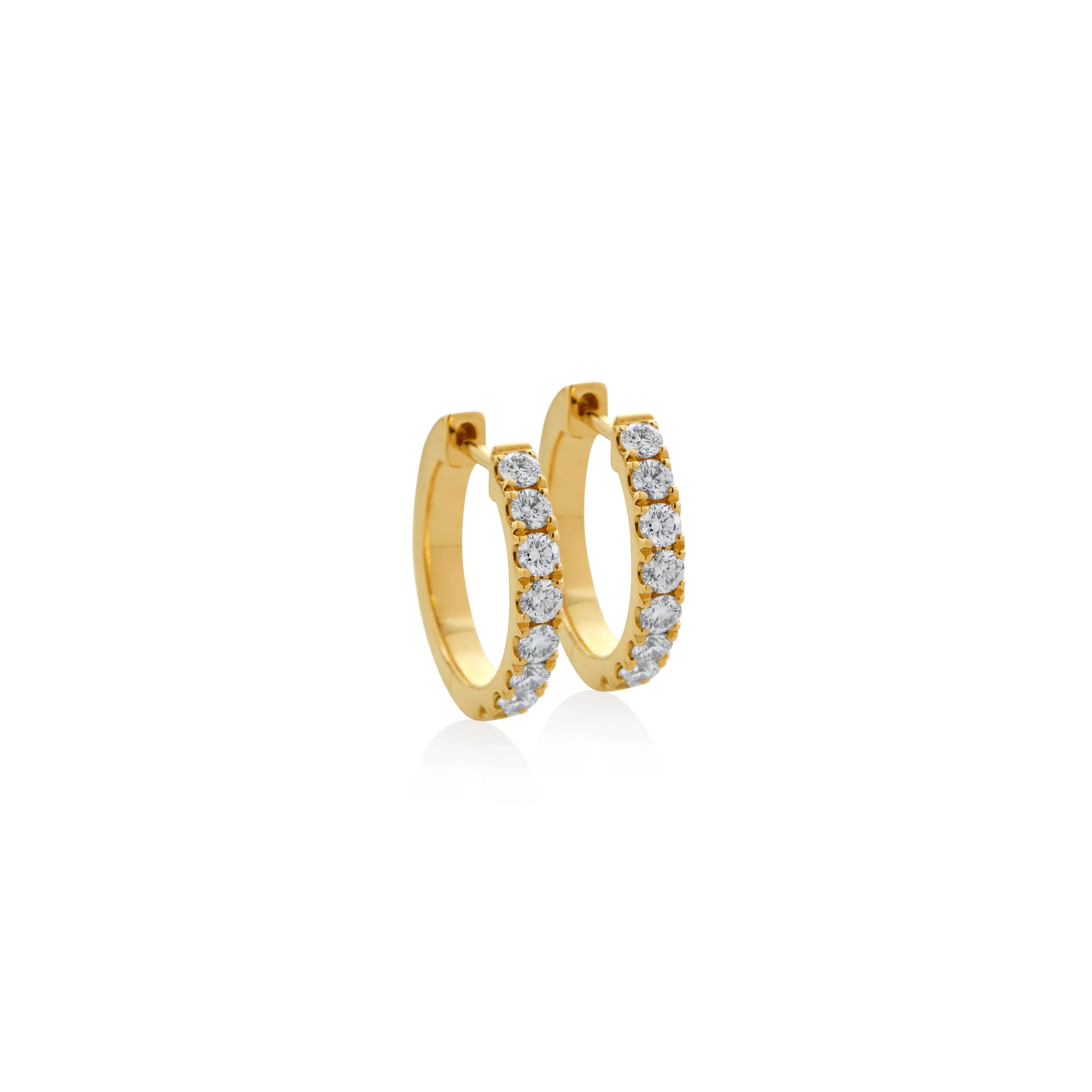 ARGOLLAS DIAMANTES 0.47CT EN ORO 18K - Gallery 1
