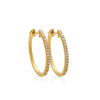 ARGOLLAS DIAMANTES OVALES 0.31CT EN ORO 18K