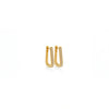 ARGOLLAS DIAMANTES TRAPECIO EN ORO 18K
