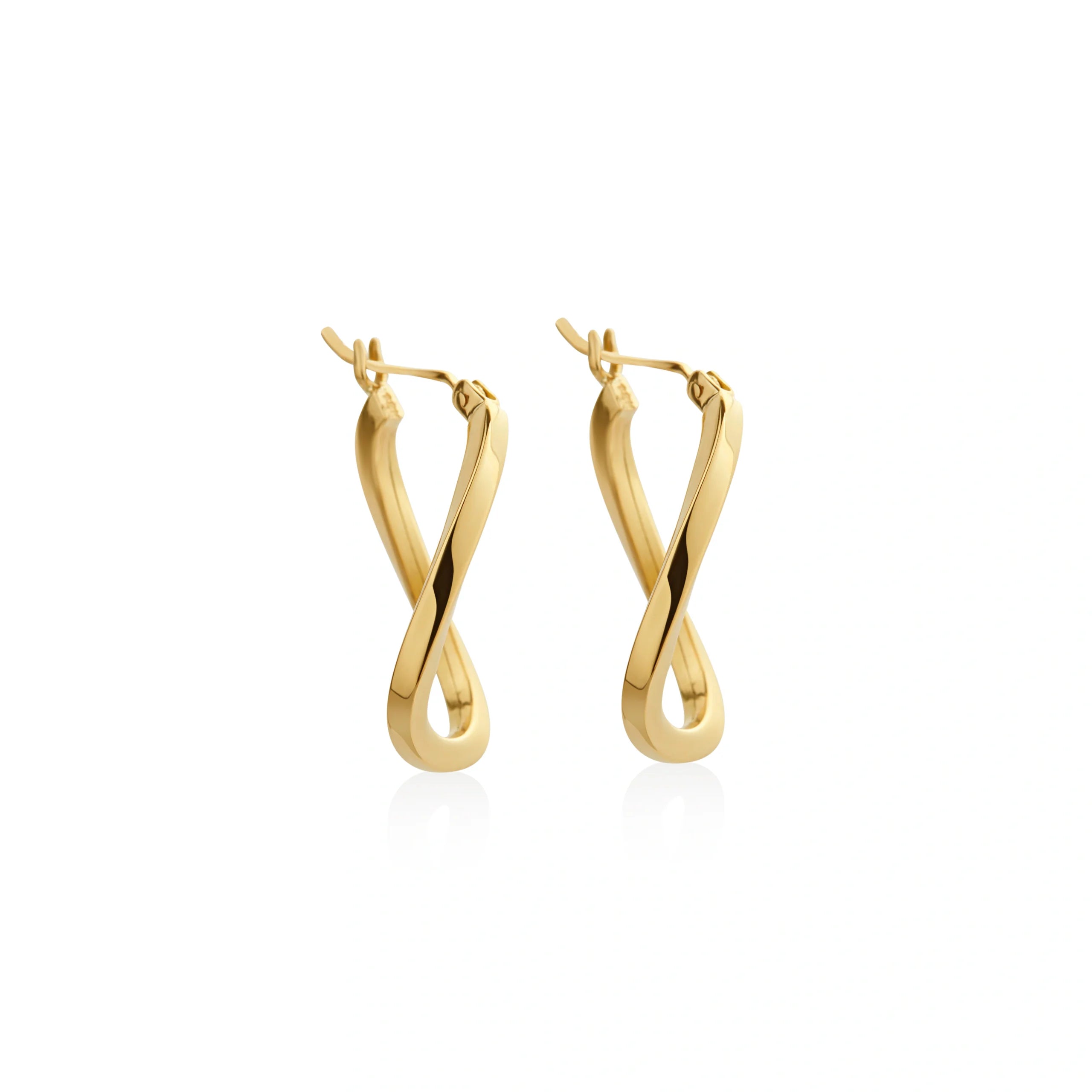 ARGOLLAS ONDEADAS EN ORO 18K - Gallery 1