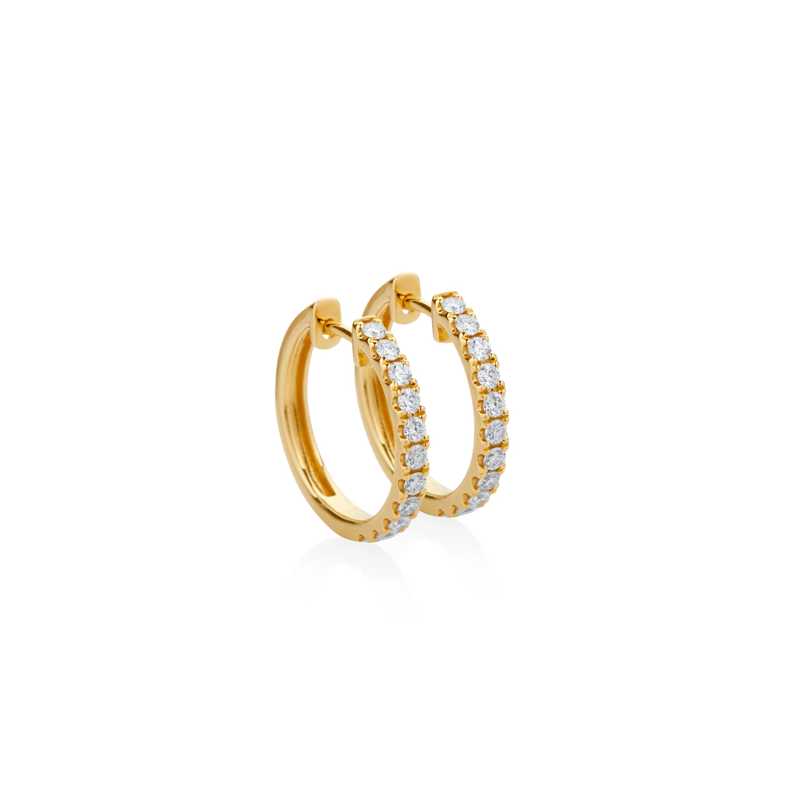 ARGOLLAS DIAMANTES 0.48CT EN ORO 18K - Gallery 1