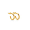 ARETES C EN ORO 18K