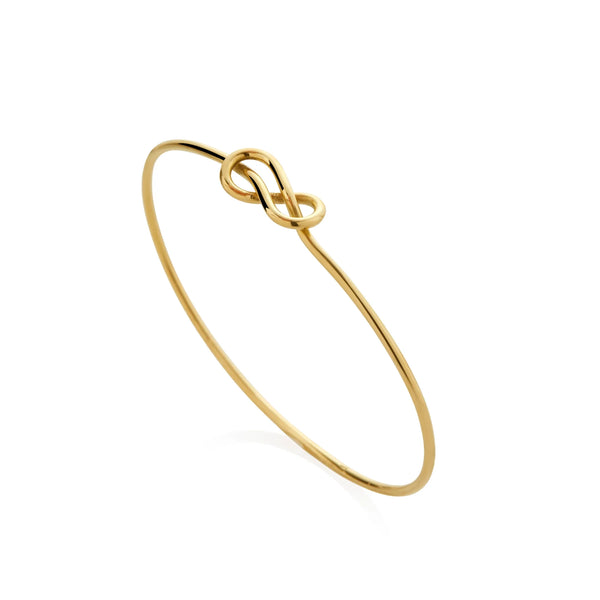 BRAZALETE NUDO INFINITO EN ORO 18K