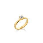 ANILLO DE COMPROMISO DIAMANTE GIA 0.30CT EN ORO 18K - Thumbnail 1
