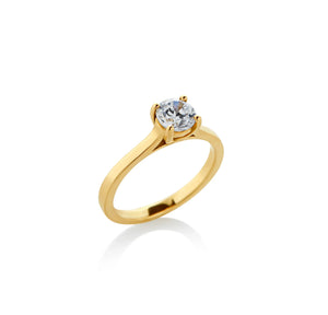 ANILLO DE COMPROMISO DIAMANTE GIA 0.60CT EN ORO 18K